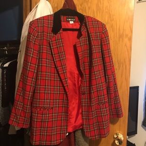 Plaid blazer